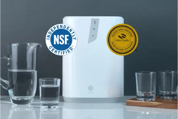 systeme de traitement de l'eau teste et certifie NSF et WQA